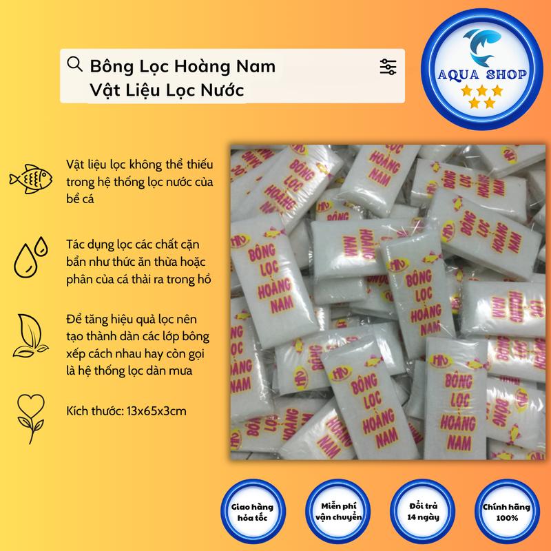 Bông lọc miếng  gòn lọc hồ cá cảnh bể thủy sinh