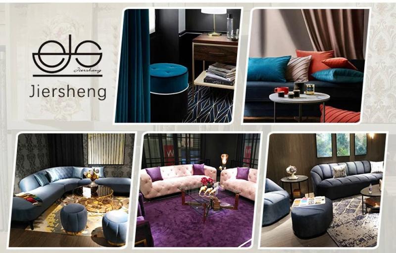 Product Introduction of JES Factory wholesale home textile crushed velvet sofa furniture material fabric 1