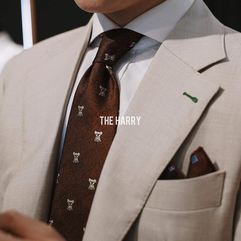  Cà vạt hoạ tiết dễ thương hình Gấu & Koala- The Harry 
