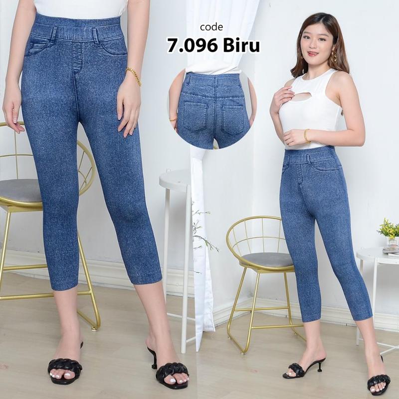 Product Introduction of Legging 7/8 ripped jeans/Legging fhashio/legging wanita Celana Nyaman 3