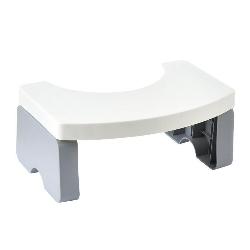 Simple Design Toilet Commode Chair, 1 Count Plastic Portable Foot Stool, Bathroom Anti-slip Toilet Assistance Step Stool 2