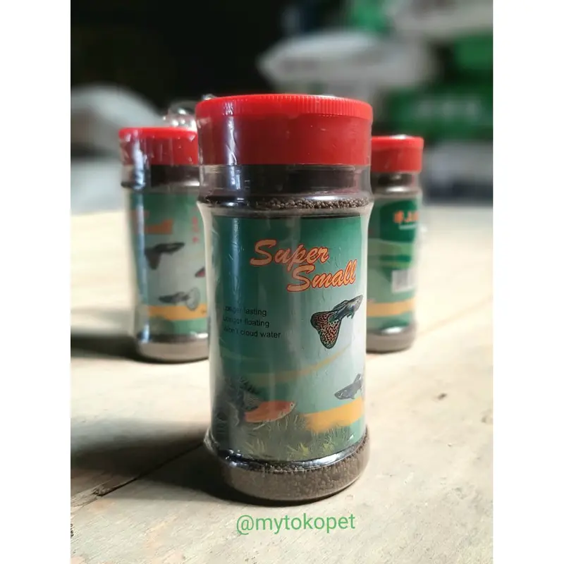 Pelet Halus SUPER SMALL 120Gr - Pakan Ikan Kecil PALING MURAH 0