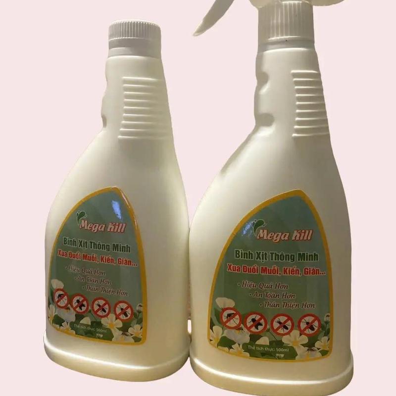 Bình Xịt Diệt Muỗi Kiến Gián Mối Sinh Học Mega Kill Chai 500ml