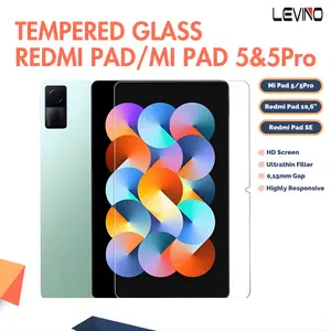 LEVINO TEMPERED GLASS Compatible For XIAOMI MI PAD 5 / 5 Pro / REDMI PAD 2022 Screen Protector 9H Anti Scratch High Transparancy