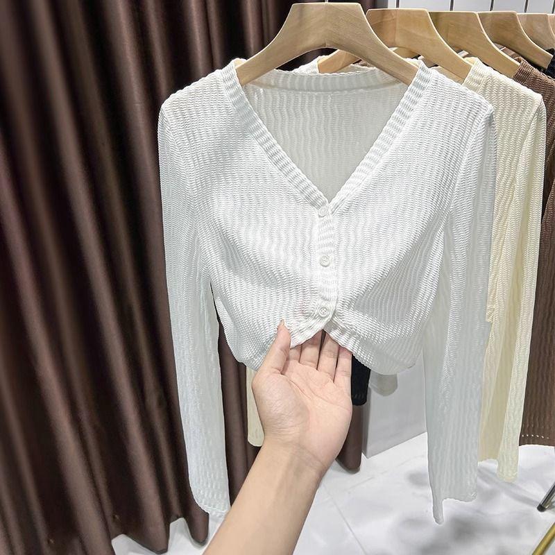 Áo Cardigan Lưới Cappa, Cao Cấp, Dành Cho Mùa Hè Của Phụ Nữ, Váy Phù Hợp, Có Thể Mặc Ngoài Trời, Phong Cách Phương Tây Cao Cấp, Chống Nắng, Áo Ghi Lê Mỏng, Áo Khoác, OOTD 2