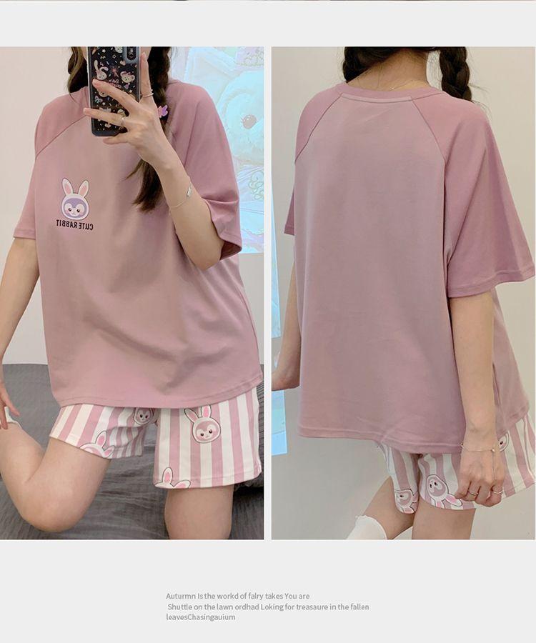 Product Introduction of Pure Cotton Pajamas for Female Students New Sweet and Beautiful Home Wear Suit 38