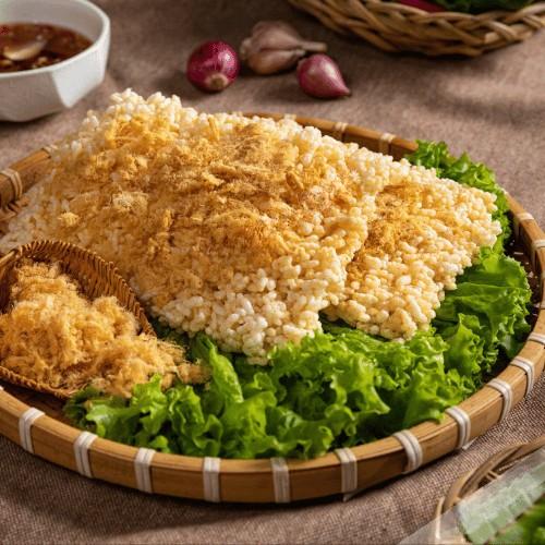 Cơm cháy Ninh Bình Vàng nếp siêu ruốc 100 g 5