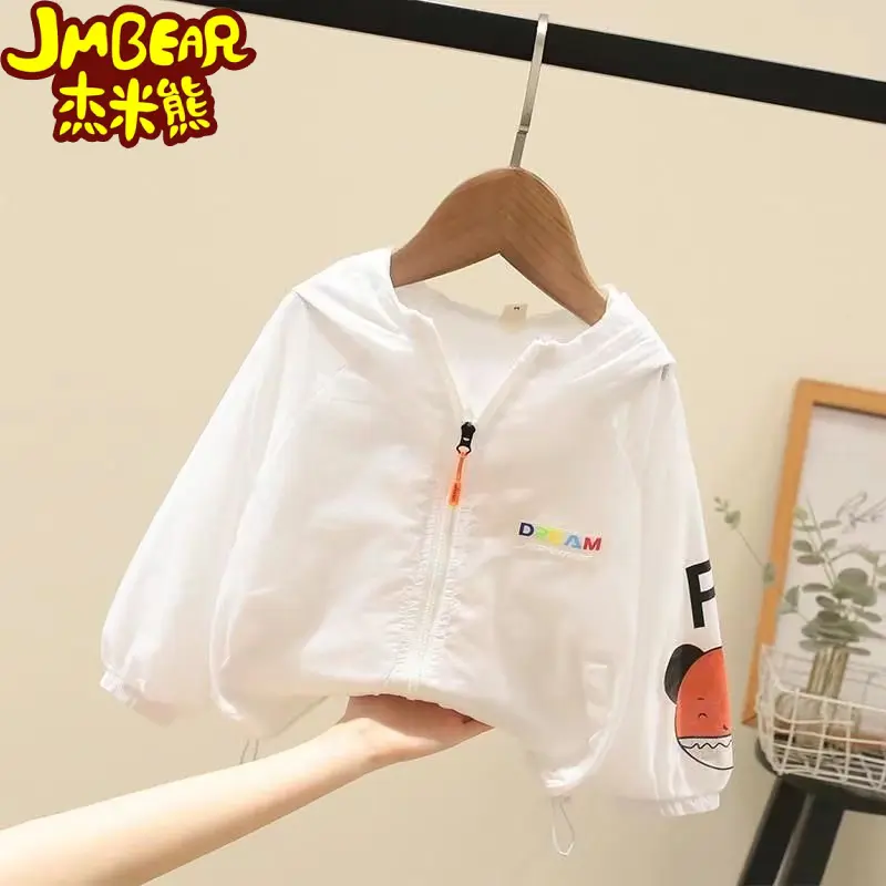 Áo Khoác Trẻ Em, Jemibear, Quần Áo Chống Nắng, Áo Điều Hòa Không Khí Nhẹ Cho Bé Trai Và Bé Gái, Áo Chống Tia Uv Cho Trẻ Em, Hàng Mới Về 2023 Fish Đồng 2