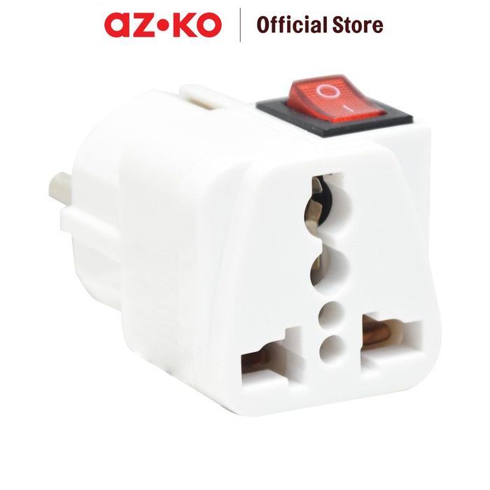 Gambar AZKO Krisbow Steker Arde Adaptor Travel Dengan Switch - Putih Colokan Universal Steker Internasional Konverter Colokan Adaptor Perjalanan dari AZKO ID Kota Administrasi Jakarta Pusat Tokopedia