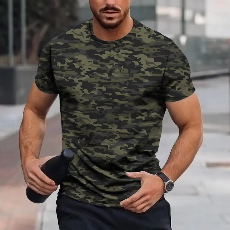 Áo Thun Rằn Ri, In 3D, Bán Chạy, Dành Cho Nam Và Nữ, Ngoại Cỡ, Unisex  Ngắn Tay, Cổ Tròn, Thích Hợp Cho Menswear  Trang Phục Đường Phố Mùa Hè