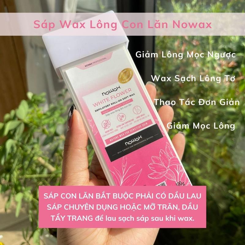 SÁP WAX LÔNG CON LĂN NOWAX, lựa chọn wax sạch gốc lông cho chân, tay, lưng, bụng | Nuhuwaxing