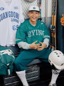 CryingCenter Baseball-Style Mesh Short-Sleeve Tee – Breathable Sporty Design for Casual & Training