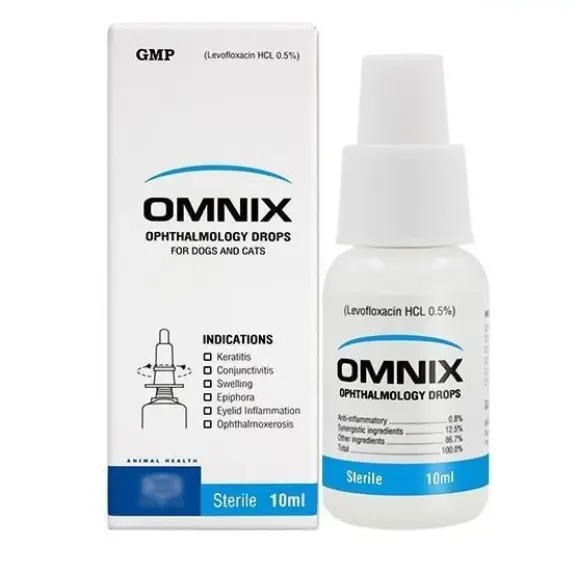 Dung Dịch Nhỏ Mắt Alkin OMNIX 10ml Dành Cho Chó Mèo Trị Các Bệnh Về Mắt - giahuypetshop 1
