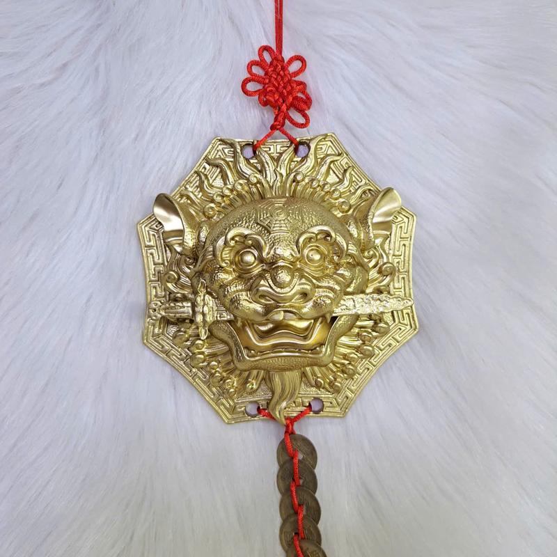 Hổ Phù An Gia Hóa Sát Ngũ Đế kích 1 5×15cm trang trí phong thủy chất liệu bột đá Decor Decor Phòng Trang Trí Nhà 2