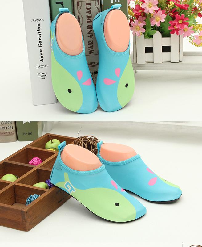 Product Introduction of Boys and Girls Quick-Drying Breathable Swimming Shoes Snorkeling Diving Rafting Non-Slip Upstream Shoes Skin Shoes Beach Ankle Sock 24