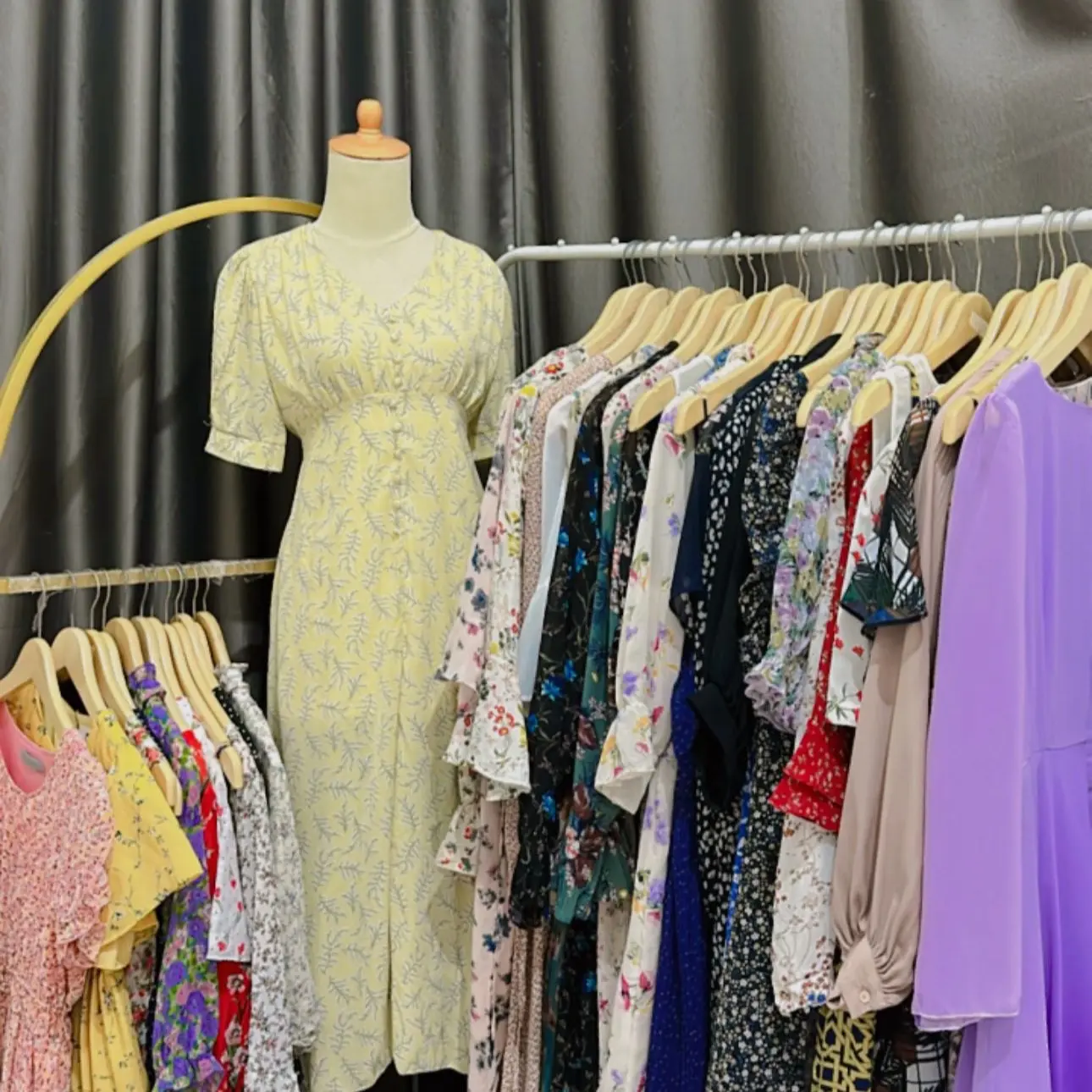 Dress vintage Wanita Panjang Dewasa Pantai