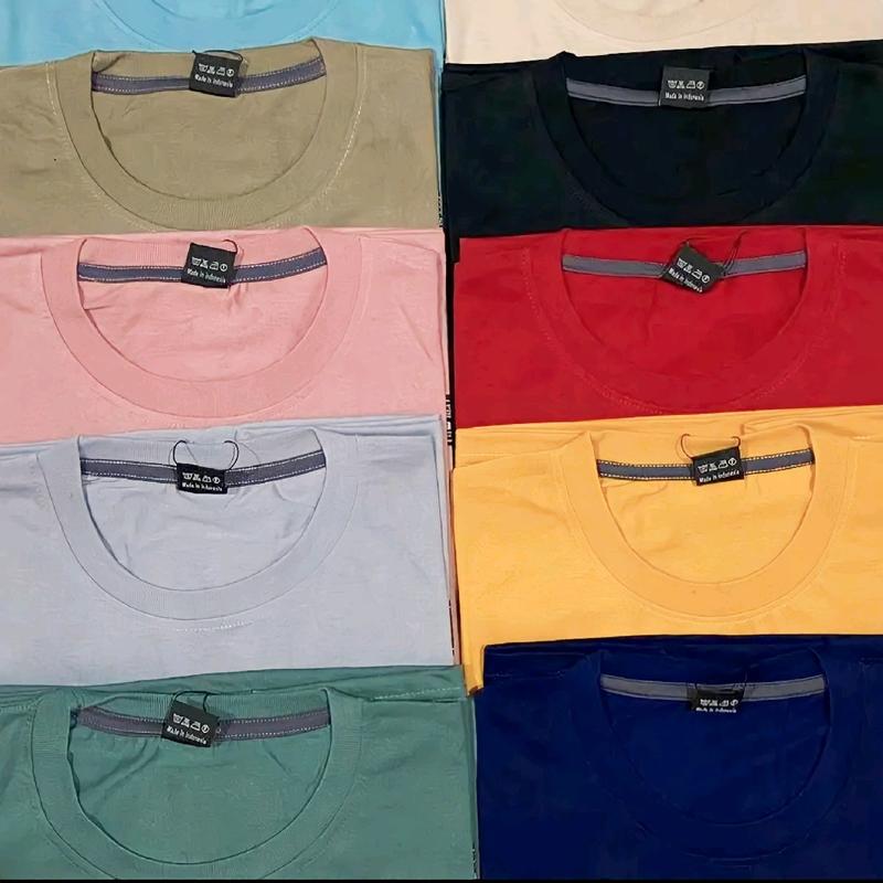 Kaos Terbaru 4 pcs 100rb kaos distro pria dan wanita kaos premium quality baju murah  premium terlaris bahan semi Katun motif simple Nyaman 3