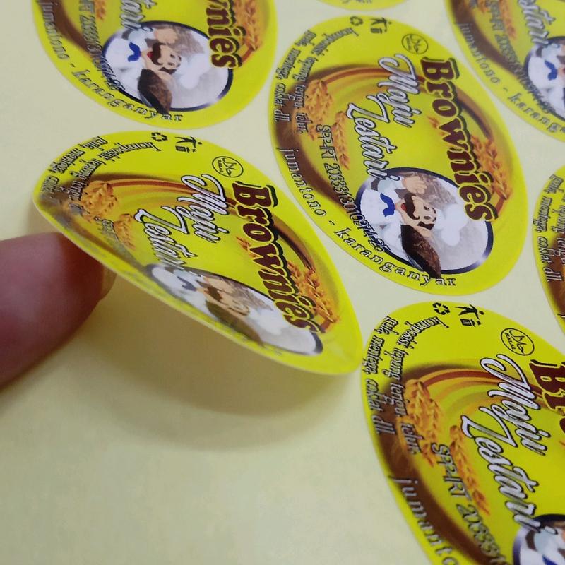 Sticker Packaging Roti Stiker Label Kemasan Roti Cutting Halfcut A3+ Fuji Xerox - Shop | Tokopedia