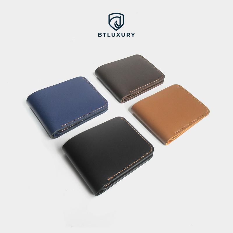 Ví Nam Mini Tony, Kích Thước Nhỏ Gọn, Da bò Nappa Cao Cấp, Ví mini nhỏ gọn thương hiệu BTLUXURY Wallet Hình Chữ Nhật Nhiều Ngăn