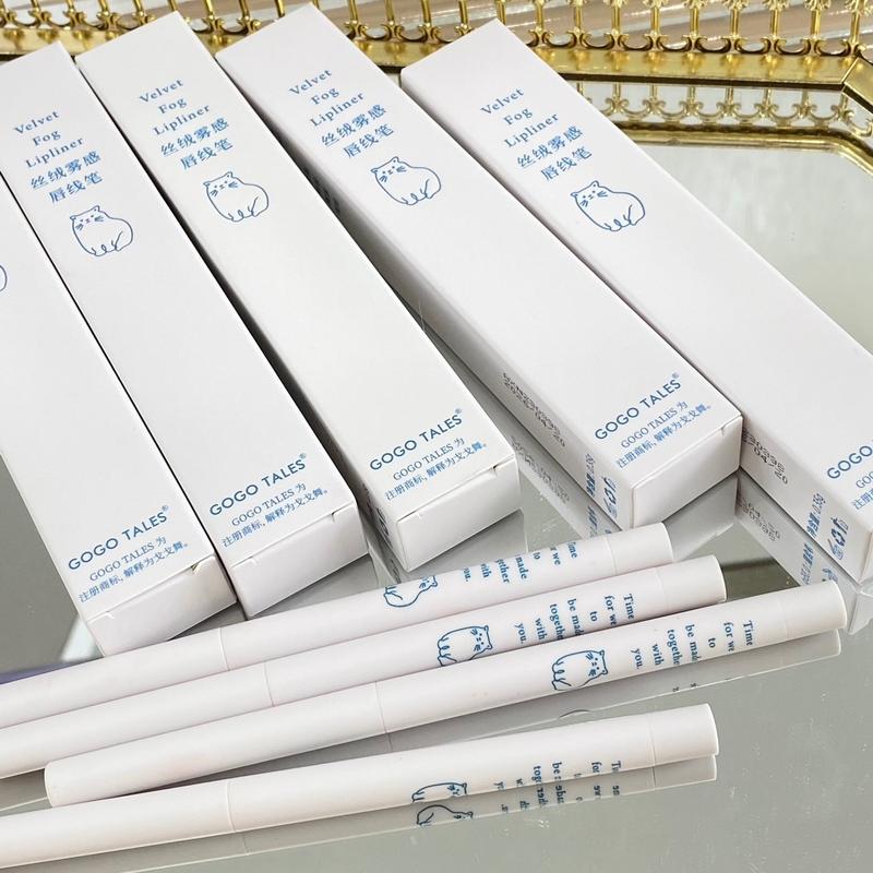 [GOGO TALES] Bút Chì Kẻ Viền Môi GOGO TALES Lip Liner Hỗ Trợ Tạo Hiệu Ứng Môi 3D Mèo Xanh GT531