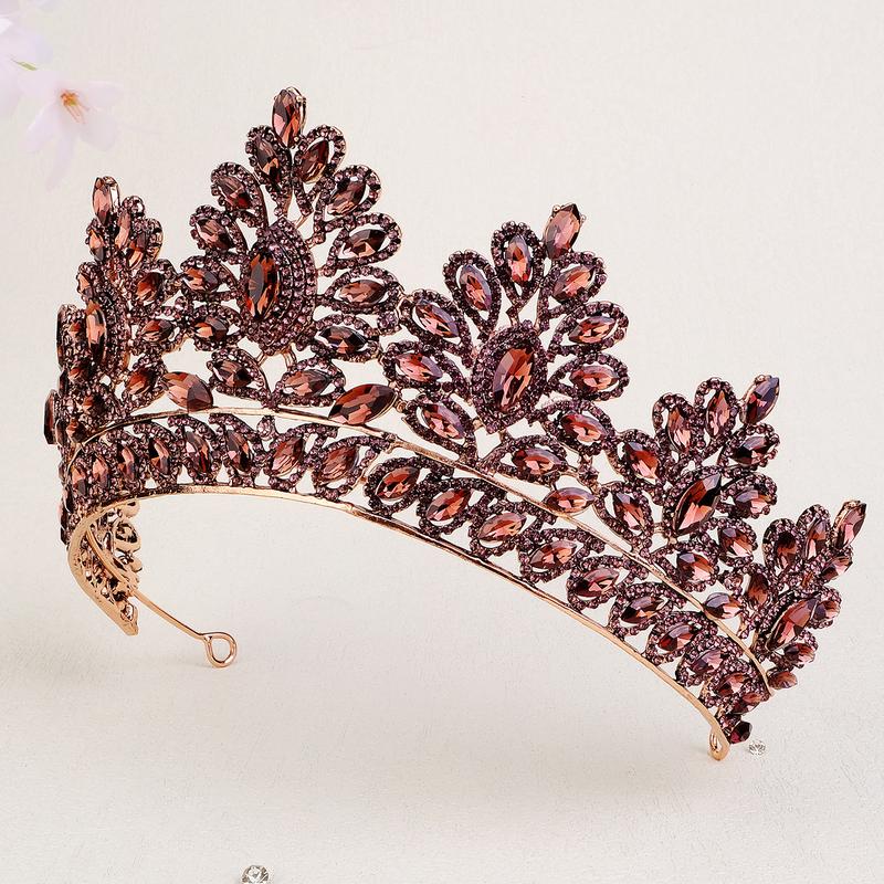 Product Introduction of Quality   Bridal Wedding Dressing    Baroque Royal  Crown  Pageant Tiaras Crown Molding Headpieces For Queens and King Female Anniversary Birthday Metal Coating  Women  Prom Diadem  Hair Accessories 46