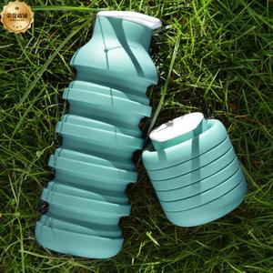 Foldable Water Cup.Cawan Air Boleh Dilipat, Botol Air Sukan Perjalanan Berkapasiti Besar, Botol Teleskopik, Diperbuat daripada Silikon, Sesuai untuk Air