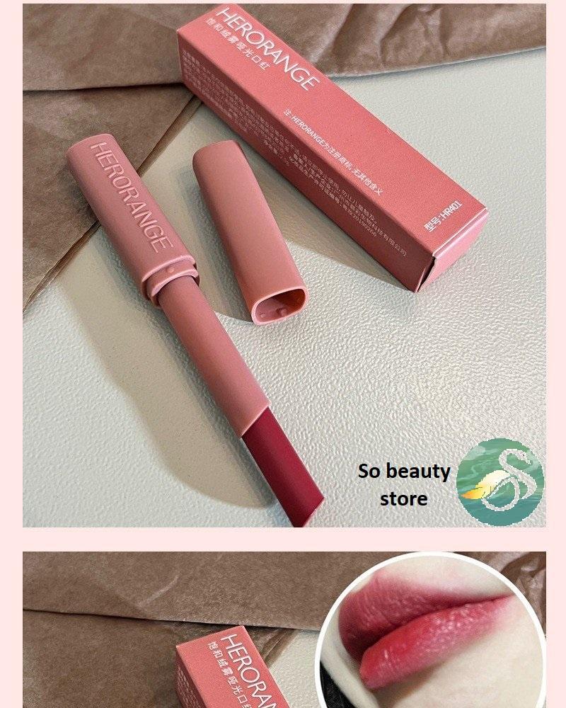 Product Introduction of (Siêu rẻ) Son Kem Lì Herorange Dạng Thỏi Mềm mịn như nhung Không Thấm Nước Herorange® Matte Lip Color Dạng Thỏi Son63 S321124456441 29