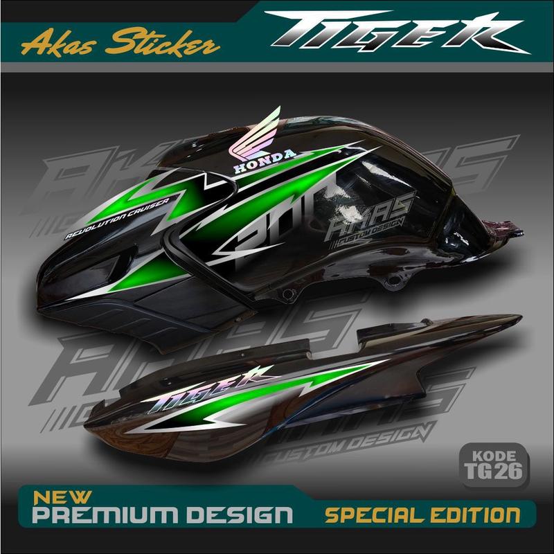 Striping Tiger Revo Variasi Striping Tiger Custom HOLOGRAM kode TG26 6