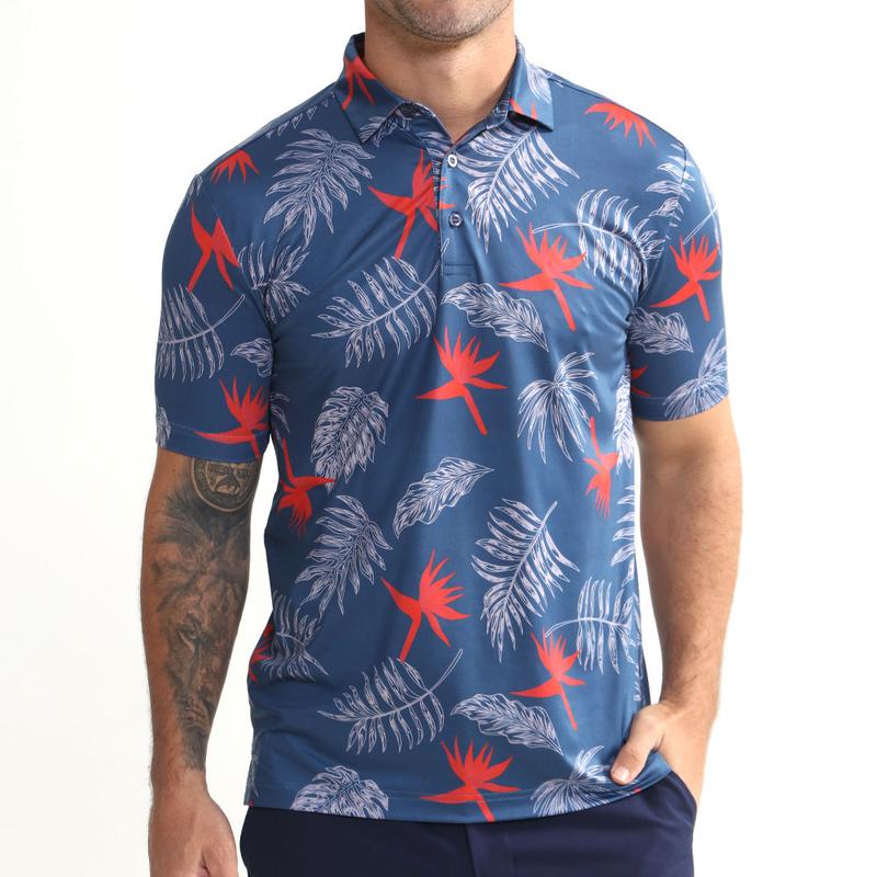 Product Introduction of Áo Polo Golf Nam, Chất Lượng Cao, Phong Cách Âu Mỹ Nhanh Khô, Thấm Hút Mồ Hôi, Áo Thun Golf Cá Tính, ngắn Tay Menswear Shirt 5