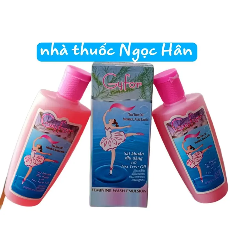 Dung Dịch Vệ Sinh Gyfor Nhũ Dịch Giúp Sạch Kháng Khuẩn Khử Mùi Chai 100ml 0