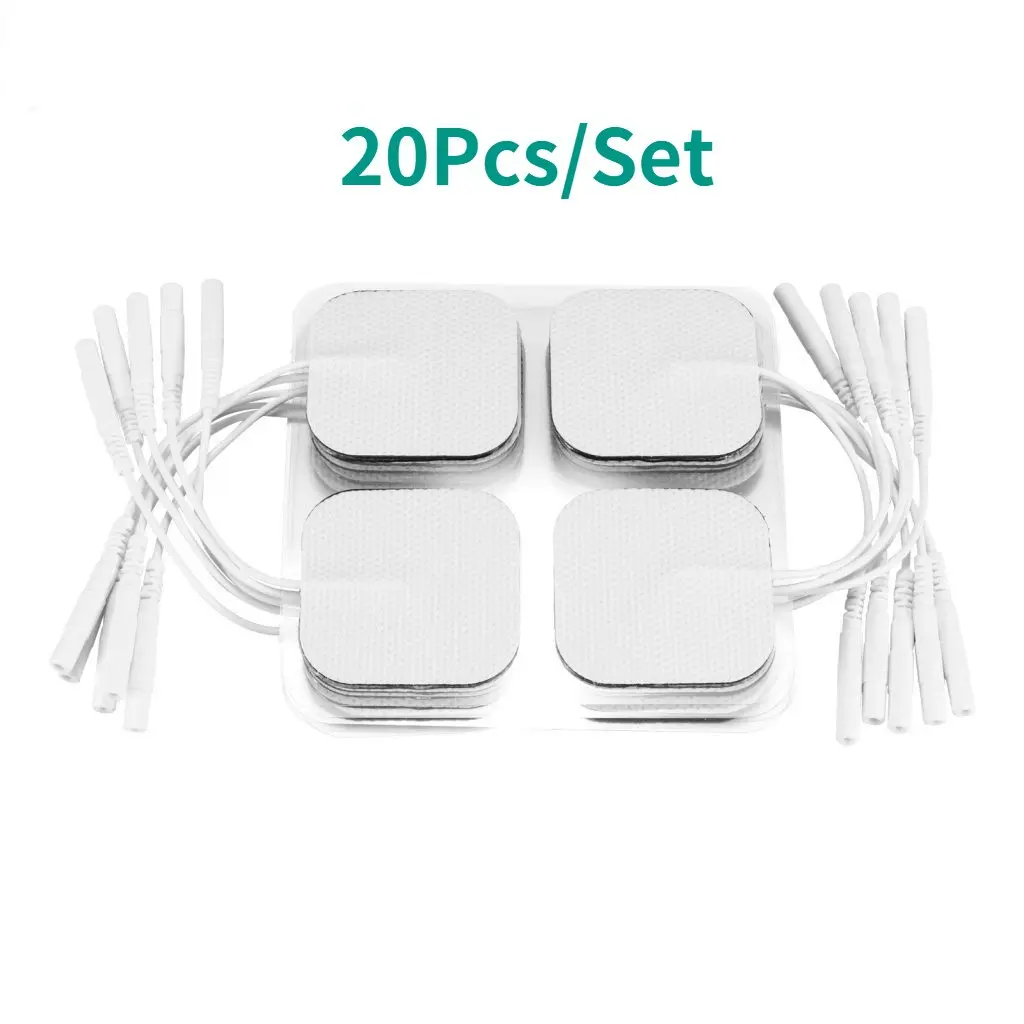 Miếng Dán Máy Massage, 20 Miếng, Bộ Kích Hoạt Cơ Unit TENS, Đệm Điện Cực Gel Có Thể Tái Sử Dụng
