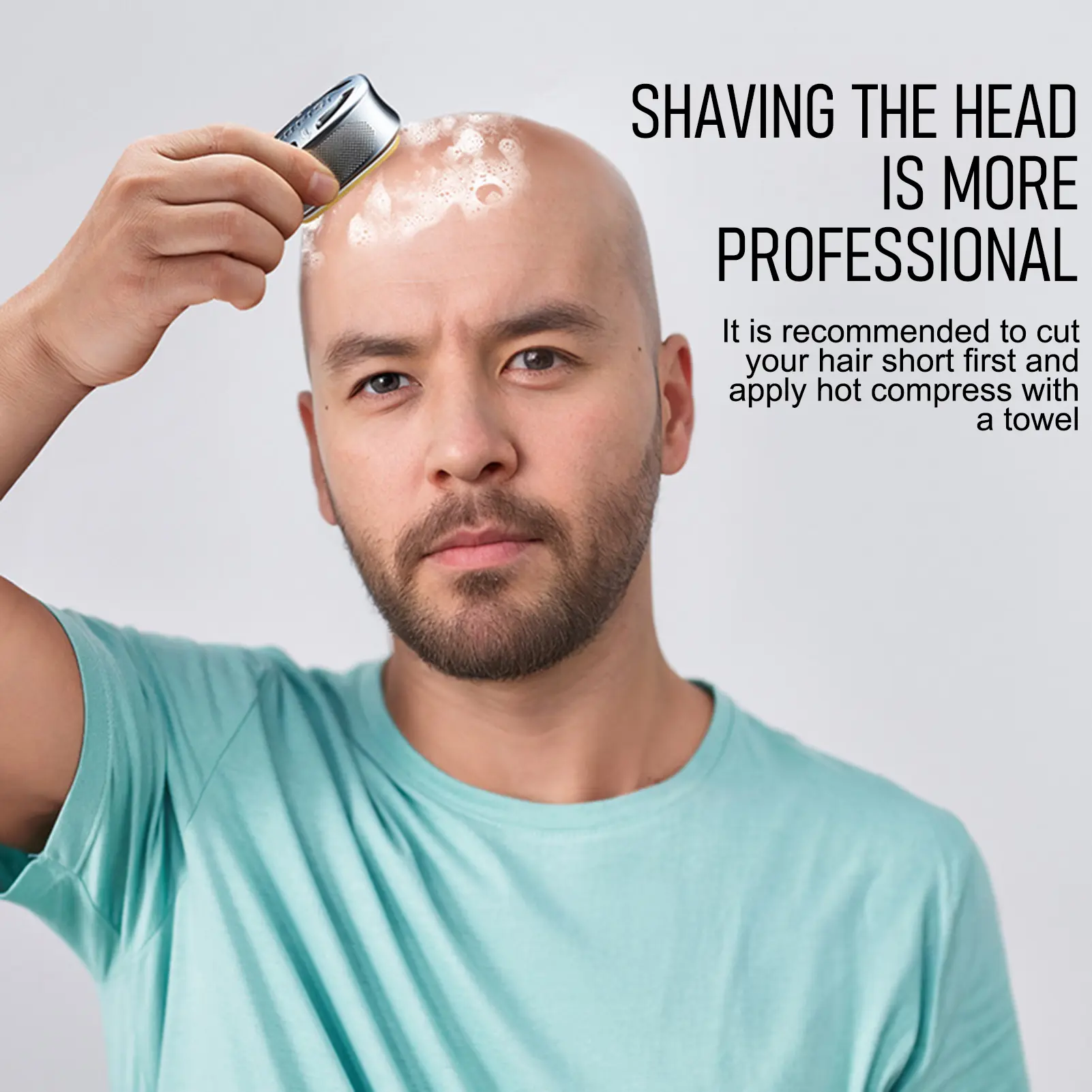 Household Bald Blade Replacement Head Detachable Clipper Replacement Blade Nice Gift for Father or Boyfriend