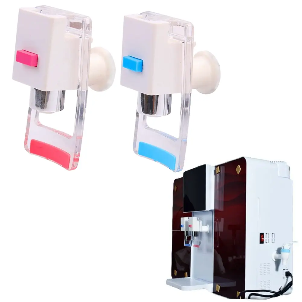 Cold and Hot Water Purifier Dispenser Faucet Installation ABS Plastic Blue/Red