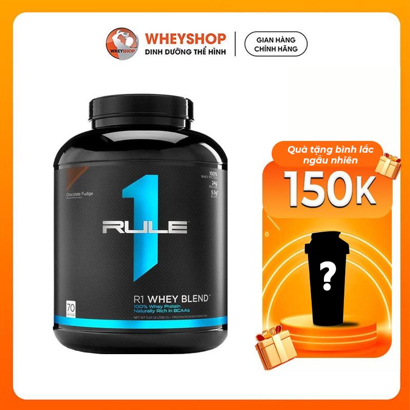Sữa bột hỗ trợ phát triển cơ bắp Rule 1 Whey Blend 5Lbs (2.27kg) - WHEYSHOP VN