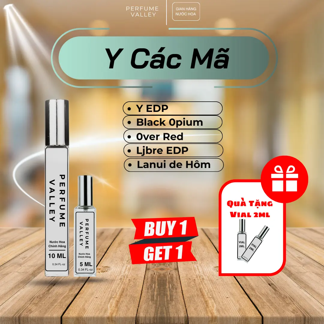 Nước hoa Y Y Các Mã - Chiết thử 10ml Unisex