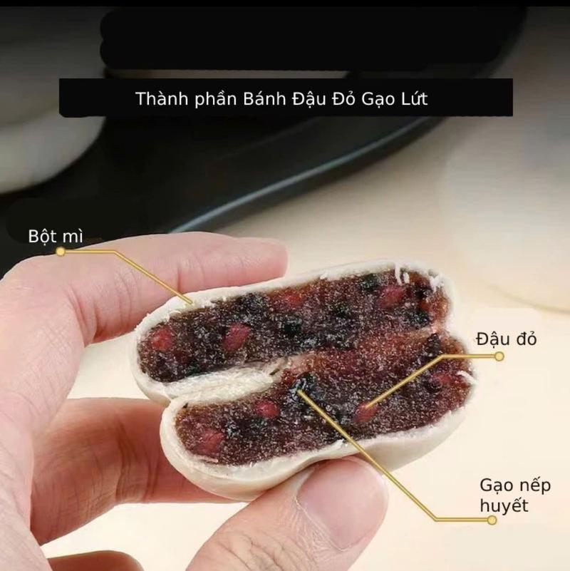 Product Introduction of Bánh Ăn Kiêng - Bánh Gạo Lứt Đậu Đỏ Thơm Ngon Ít Đường Ít Calo banh gaolut 12