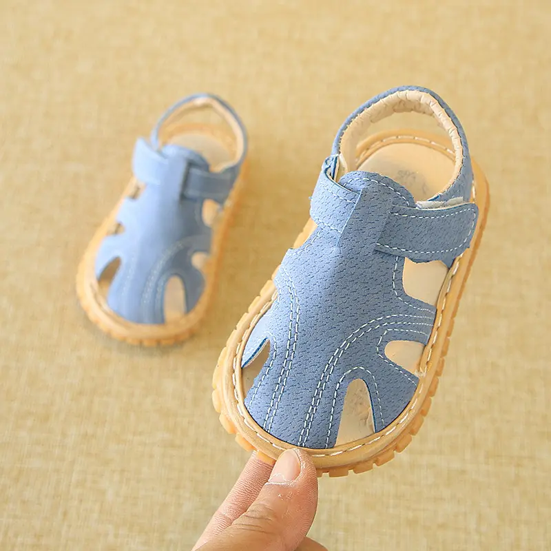Xăng Đan  Nam Nữ Cho Bé 0-1-2 Tuổi Tập Đi Giày Đế Mềm chống Trơn Trượt Hè 2024 Sandal Dép Sandal Voi 1