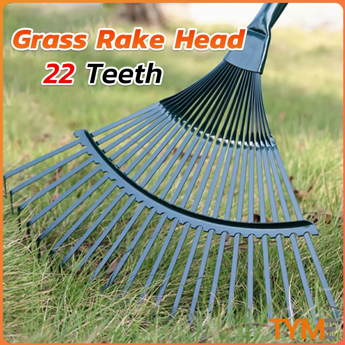 Plilippines Rake TYME Mall 22 Teeth Grass Rake Head Garden Leaf Rake Cleaning Tool ...