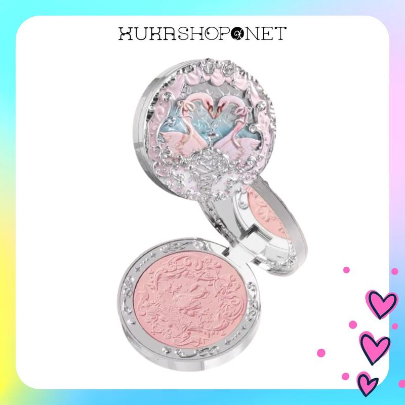 Phấn má hồng Swan Ballet Flower Knows họa tiết hoa biết thiên nga sang trọng