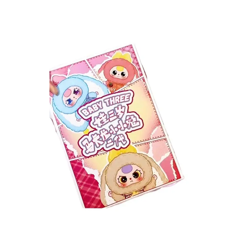 Thỏ Macaroon V2, BABY THREE, Hộp mù, 15 màu và kiểu để thu thập, Lý Tưởng cho quà tặng guong  than mat phat sang 4