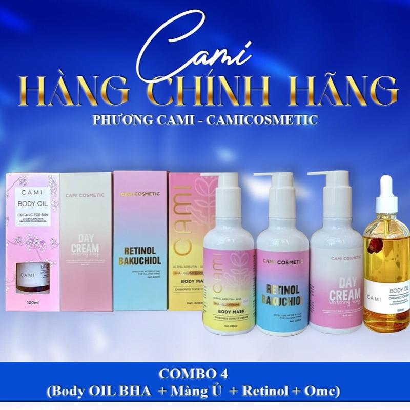  COMBO 4 sản phẩm KEM BODY CAMICOSMETIC Làm Đẹp Da Dưỡng Body Dưỡng Da Body Lotion Nữ Women dưỡng trắng kem dưỡng kembody ngân 98 duong trang 