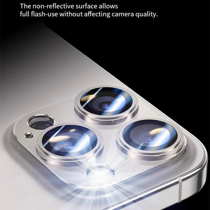 Product Introduction of Metal Camera Protector For iPhone 16 Pro Max 16Pro 16Plus15 14 Pro Max Alloy Case Back Lens Tempered Glass Cover Protective CapCherry3Cstore Accessories Handheld 9