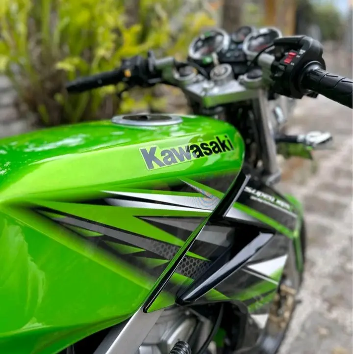 stiker Striping NINJA SS 2013 hijau kualitas seperti ORIGINAL