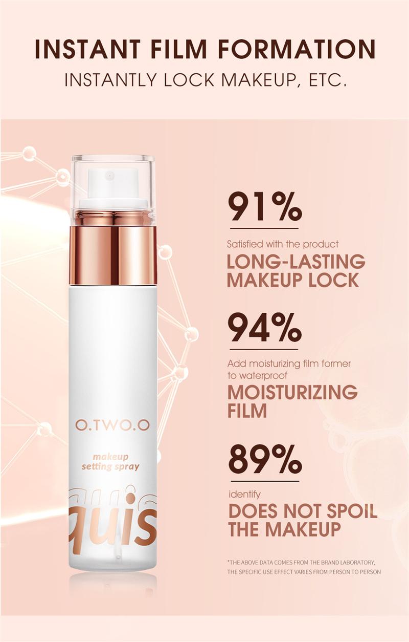 Product Introduction of O.TW O.O Oil Control Fine Soft Yarn Makeup Spray Hydrating No Makeup Quick Film Long-lasting Makeup Spray 50ml 26