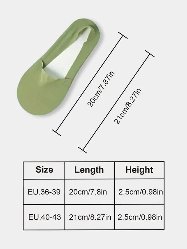 Women's 10 Pairs Solid Invisible Socks, Breathable Comfortable Thin Socks for Summer, Multipack Low Cut Socks for Daily Wear 4