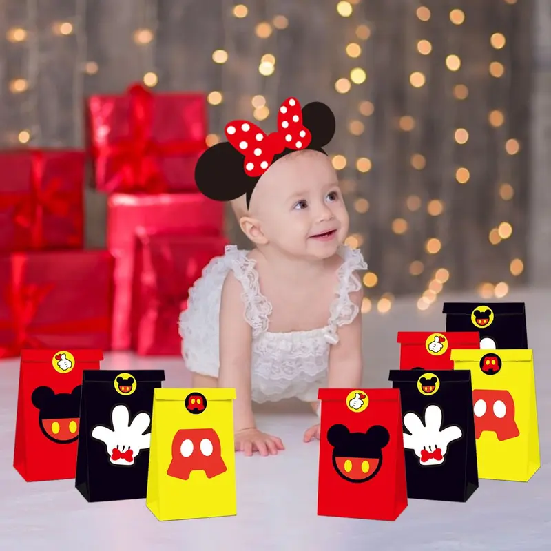 Tas Pesta Ulang Tahun Anak Goodie Bag Jinjing Character Mickey Paper Bag Kado 5