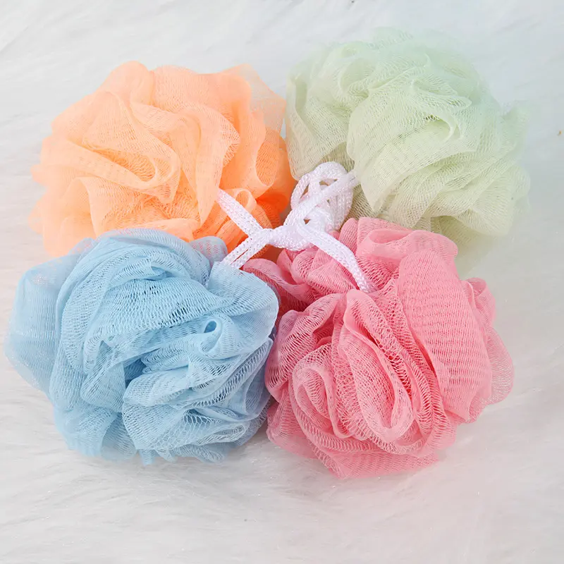 Bóng Tắm, Chất Liệu Polyester, Hoa Tắm, Bọt Làm Sạch, Chà Bóng Tắm, Khăn Tắm Tạo Bọt, Lau Tắm, Hoa Tắm 0