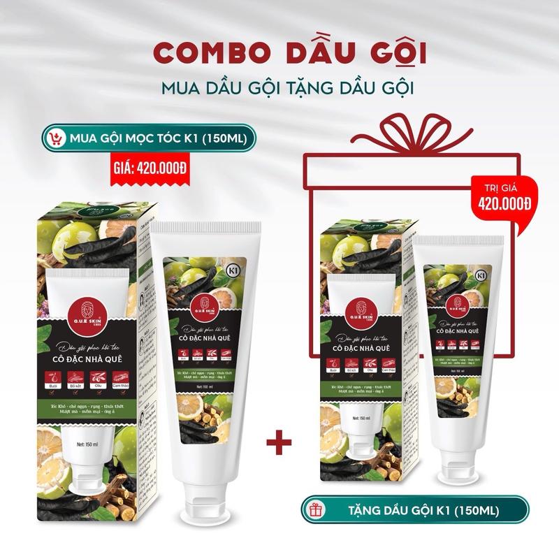 Dầu Gội Thảo Dược hỗ trợ Mọc dày xuông mượt chiết xuất Bưởi non, Bồ Kết, Oliu, nha đam cho Tóc Rụng, Khô, rối, da đầu nhờn bếch gầu  : Hỗ trợ dưỡng tơi phồng, kiềm dầu, sạch lâu không silicon cho tóc yếu Chăm Sóc Tóc