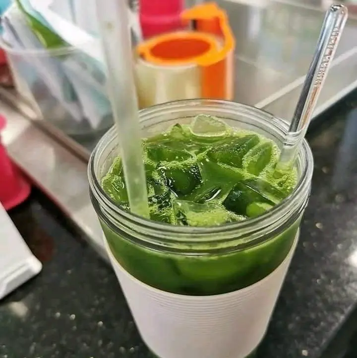 BỘT RAU MÁ SẤY LẠNH  ( hũ/ 500gr ) ️️️️️( lưu ý bột là loại nguyên sơ nên có vị đắng chát, mùi hao hao giống chè xanh) 3