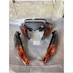 Paket lampu stop ples sen castem hitam oren Vario 125 techno vario 125 kzr fuul set